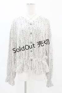 MARBLE / カーディガン M~L ブラック/オフ H-25-05-27-1060-GO-TO-NS-ZH