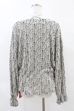 画像2: MARBLE / カーディガン M~L ブラック/オフ H-25-05-27-1060-GO-TO-NS-ZH