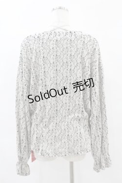 画像2: MARBLE / カーディガン M~L ブラック/オフ H-25-05-27-1060-GO-TO-NS-ZH