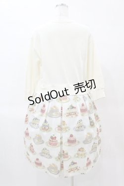 画像2: Jane Marple / Anniversary cakesトロンプルイユドレス  アイボリー H-25-05-27-1006-JM-OP-KB-ZH