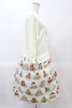 画像3: Jane Marple / Anniversary cakesトロンプルイユドレス  アイボリー H-25-05-27-1006-JM-OP-KB-ZH