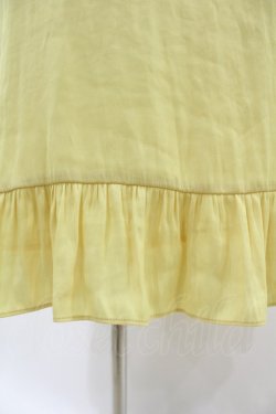 画像5: Jane Marple / クレープジョーゼットThistle embroideryドレス  イエロー H-25-05-27-1007-JM-OP-KB-ZH