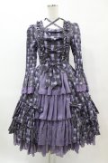 ATELIER PIERROT / Rosy Bouquet Dress size1 パープル H-25-05-27-1009-EL-OP-NS-ZH