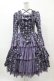 画像1: ATELIER PIERROT / Rosy Bouquet Dress size1 パープル H-25-05-27-1009-EL-OP-NS-ZH (1)