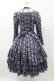 画像2: ATELIER PIERROT / Rosy Bouquet Dress size1 パープル H-25-05-27-1009-EL-OP-NS-ZH (2)