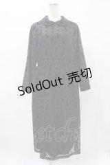 Jane Marple / Queen Aliceリボントリムドレス  ブラック H-25-05-27-1010-JM-OP-KB-ZH