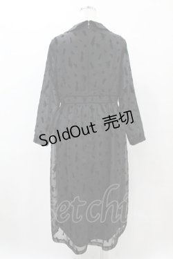 画像2: Jane Marple / Queen Aliceリボントリムドレス  ブラック H-25-05-27-1010-JM-OP-KB-ZH