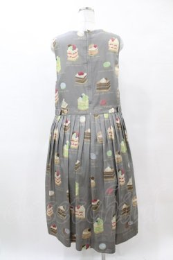 画像2: Jane Marple / Patisserie francaiseタブリエドレス  グレー H-25-05-27-1011-JM-OP-KB-ZH