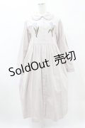 merry jenny / 二輪のtulipシャツワンピース  グレー H-25-05-27-1027-LO-OP-KB-ZH
