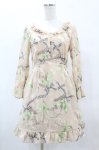 画像1: 【SALE】MILK / Lilybellシアードレス  ハニーベージュ H-25-05-27-1029-ML-OP-NS-ZT192 (1)