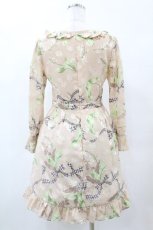 画像2: 【SALE】MILK / Lilybellシアードレス  ハニーベージュ H-25-05-27-1029-ML-OP-NS-ZT192 (2)
