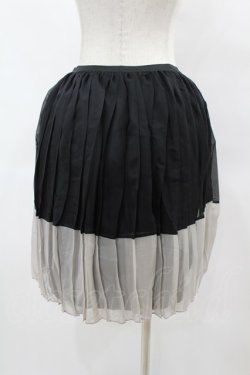 画像2: MARBLE / プリーツスカート M~L ブラック H-25-05-27-1030-GO-SK-NS-ZH