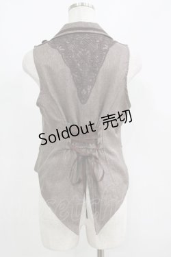 画像3: axes femme POETIQUE / バックレースデザインベスト M ブラウン H-25-05-27-047-AX-TO-NS-ZH