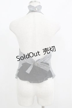 画像3: axes femme POETIQUE / ホルターフリルベスト M ブラック H-25-05-27-048-AX-TO-NS-ZH
