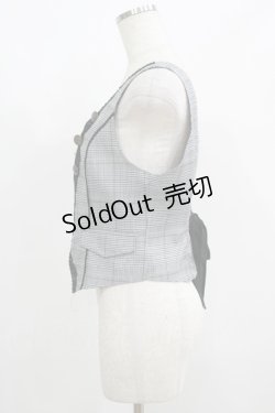 画像2: axes femme POETIQUE / フロントジップショートベスト M ブラック H-25-05-27-050-AX-TO-NS-ZH