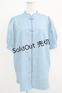 jouetie / ボリュームスリーブチャイナシャツ Free ブルー H-25-05-27-058-EL-BL-NS-ZH