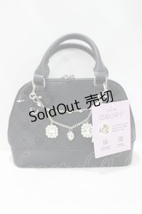 Lovely Tency / 眞白ありすコラボ/ビジューチェーン付きモノグラムバッグ  ブラック H-25-05-27-066-GO-BG-NS-ZH
