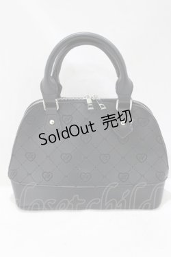 画像3: Lovely Tency / 眞白ありすコラボ/ビジューチェーン付きモノグラムバッグ  ブラック H-25-05-27-066-GO-BG-NS-ZH