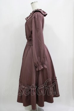 画像2: m petit by misako / バラレースフリルワンピース L ダークピンク H-25-05-27-006-LO-OP-NS-ZH