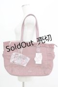 m petit by misako / フリルリボントートバッグ  ボルドー H-25-05-27-067-LO-BG-NS-ZH