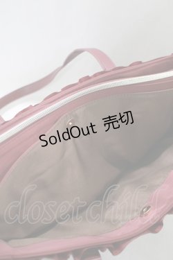 画像3: m petit by misako / フリルリボントートバッグ  ボルドー H-25-05-27-067-LO-BG-NS-ZH