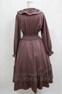 画像3: m petit by misako / バラレースフリルワンピース L ダークピンク H-25-05-27-006-LO-OP-NS-ZH