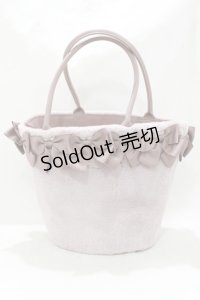 m petit by misako / NINA'Sコラボ リボンファーバッグ  ピンク H-25-05-27-074-LO-BG-NS-ZH