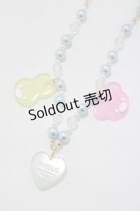 Angelic Pretty / Happy Garlandネックレス  サックス H-25-05-27-076-AP-AC-NS-ZH