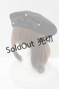 m petit by misako / AMミニリボンバスクベレー  ブラック H-25-05-27-081-LO-AC-NS-ZH