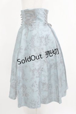 画像2: Victorian maiden / Wunder gardenレースアップスカート Free ピーコック H-25-05-27-014-CL-SK-NS-ZH