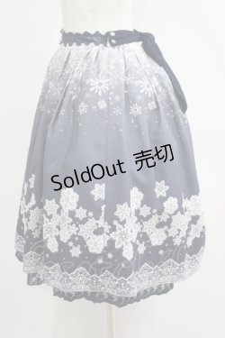 画像2: axes femme POETIQUE / 雪の結晶スカート M ブルー H-25-05-27-017-AX-SK-NS-ZH