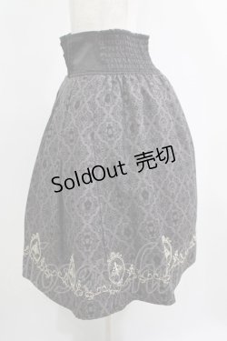 画像2: axes femme / Disneyダークオーナメント柄スカート M ブラック H-25-05-27-020-AX-SK-NS-ZH