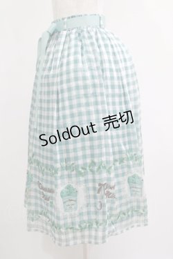 画像2: axes femme / チョコミントプリントスカート Free ミント H-25-05-28-022-AX-SK-NS-ZH