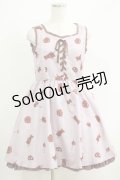 Ank Rouge / MeltChocolateジャンパースカート M ピンク H-25-05-28-026-CA-OP-NS-ZH
