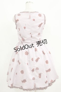 画像3: Ank Rouge / MeltChocolateジャンパースカート M ピンク H-25-05-28-026-CA-OP-NS-ZH