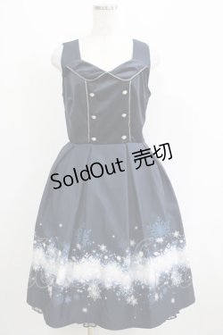 画像1: axes femme POETIQUE / スノークリスタルノースリワンピース M ネイビー H-25-05-28-027-AX-OP-NS-ZH