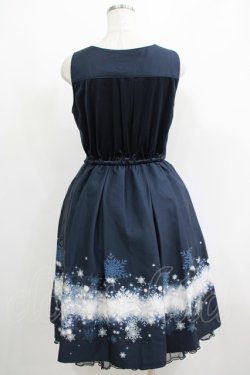 画像3: axes femme POETIQUE / スノークリスタルノースリワンピース M ネイビー H-25-05-28-027-AX-OP-NS-ZH