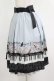 画像2: axes femme POETIQUE / ベルト付猫とピアノ柄スカート M グレー H-25-05-28-030-AX-SK-NS-ZH (2)