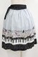 画像3: axes femme POETIQUE / ベルト付猫とピアノ柄スカート M グレー H-25-05-28-030-AX-SK-NS-ZH (3)