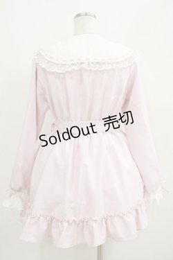 画像3: DearMyLove / 大きめ丸襟はしごレースロリータワンピース M ピンク H-25-05-28-037-EL-OP-NS-ZH