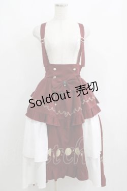 画像1: Re;sume / Moon Phasesジャンパースカート Free Bordeaux H-25-05-28-038-LO-OP-NS-ZH
