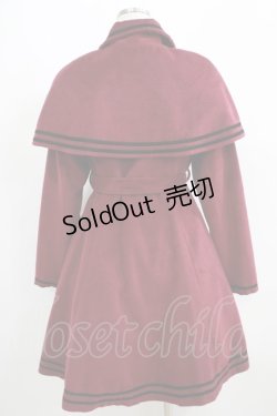 画像3: axes femme POETIQUE / ケープ付クラシックコート M ボルドー H-25-05-28-039-AX-OP-NS-ZT0601H