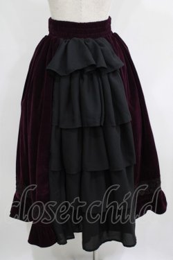 画像3: axes femme kawaii / ベルベットドールスカート M パープル H-25-05-28-041-AX-OP-NS-ZH