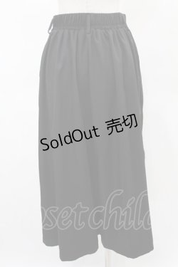 画像2: NieR Clothing / SIDE ZIPスカート  黒×和柄九尾 H-25-05-28-1035-PU-PA-KB-ZH
