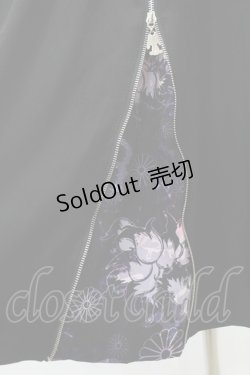 画像3: NieR Clothing / SIDE ZIPスカート  黒×和柄九尾 H-25-05-28-1035-PU-PA-KB-ZH