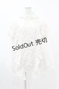 merry jenny / floralコンビフーディージャケット  ピンク H-25-05-28-1043-LO-JA-KB-ZH