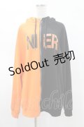 NieR Clothing / TWO-TONE ZIP PARKA  黒×オレンジ H-25-05-28-1050-PU-TO-KB-ZH