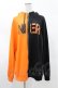 画像1: NieR Clothing / TWO-TONE ZIP PARKA  黒×オレンジ H-25-05-28-1050-PU-TO-KB-ZH (1)