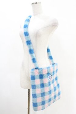 画像2: Candy Stripper / MY SUNNY CANDY FURバッグ  BLUE×PINK H-25-05-28-1006-PU-BG-KB-ZH