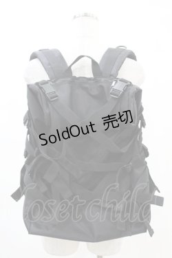 画像1: Candy Stripper / RIBBON BELT BACKPACK  BLACK H-25-05-28-1007-PU-BG-KB-ZH